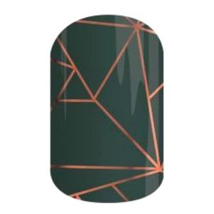 💅$3 Bundle Item Jamberry Nail Wrap - Frosted Jade